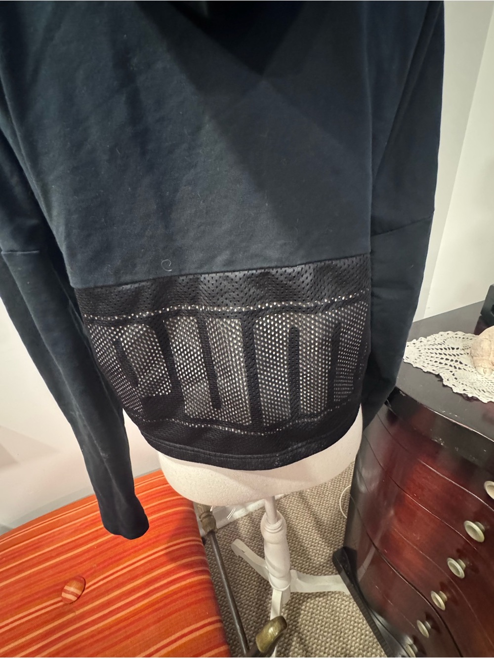 Puma Black Hoodie with White Puma Logo - Picture 6 of 11